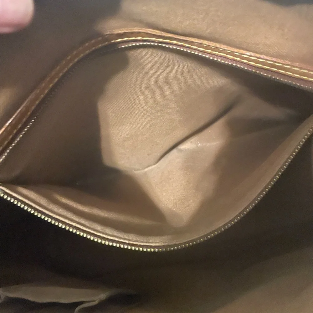 Vintage Louis Vuitton Brown & Tan Monogram Bag & Dust Bag ONLY *Special Price* - Picture 10 of 10